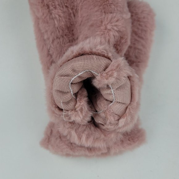 New Lot Womens Willow & Ruby Pink Mittens + Simply Petals Cream Scarf & Headwrap - Picture 7 of 11